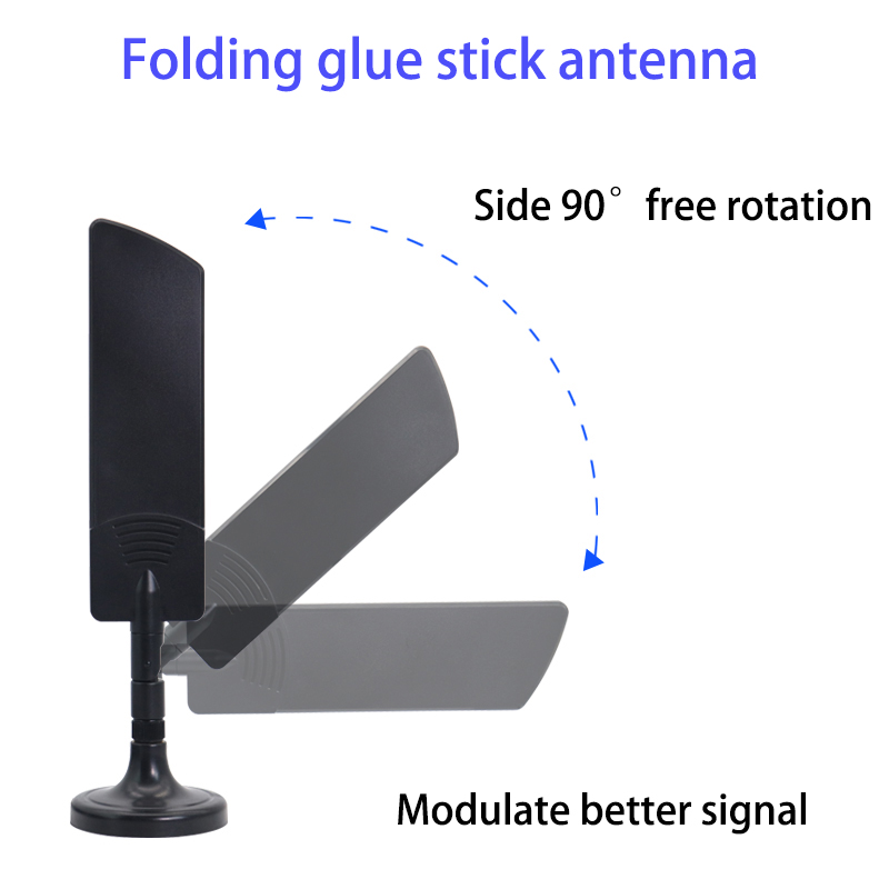 Antenă gsm 3g 4g 5g, amplificator 40 dbi, extender extern, bază magnetică,  ts9 sma mascul pentru router wifi cpe pro, amplificator de semnal 3 mcable