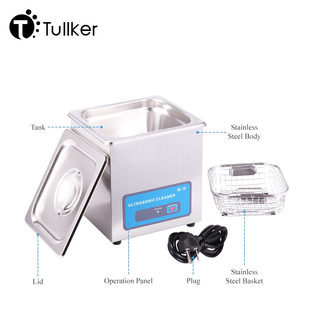 Digital 1.3L Ultrasonic Cleaner Bath Screw Glasses Dental Carburetor Ring Ultra Sonic Jewelry Cleaner Machine Remove Oil Dirty