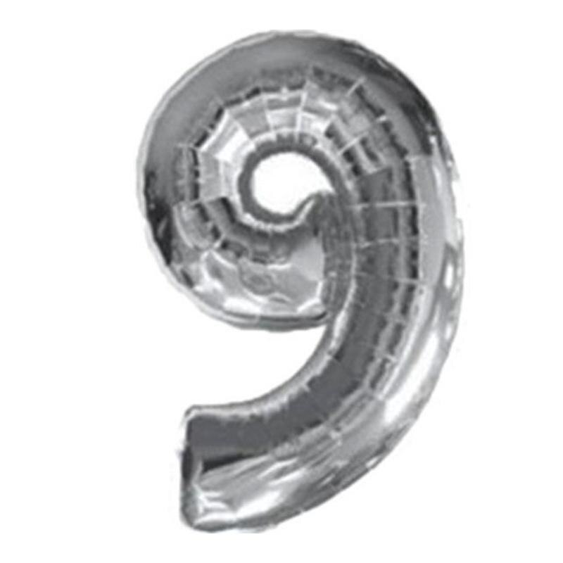 16 tommers aluminiumsfilm arabisk digitalt gull sølv ballonger 0-9 festdekorasjoner nyttige og gjør-det-selv-nummerballonger