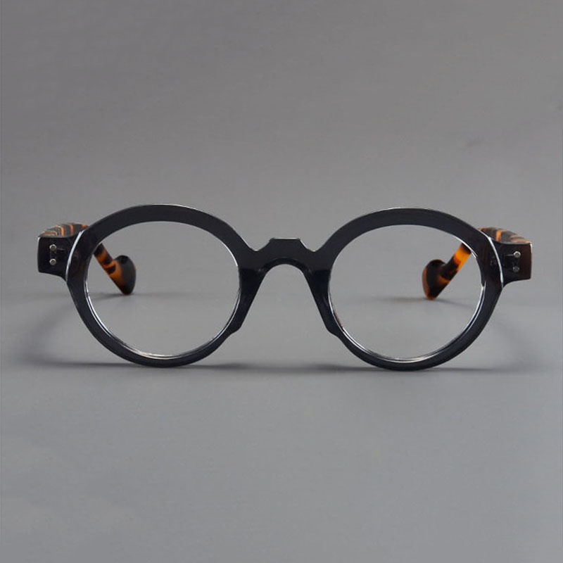 Klassische Retro Runde Lesebrille Brillengestelle Damen Herren Trendige Modische Stilvolle Presbyopie Brillen Männlich 0 bis +4,0