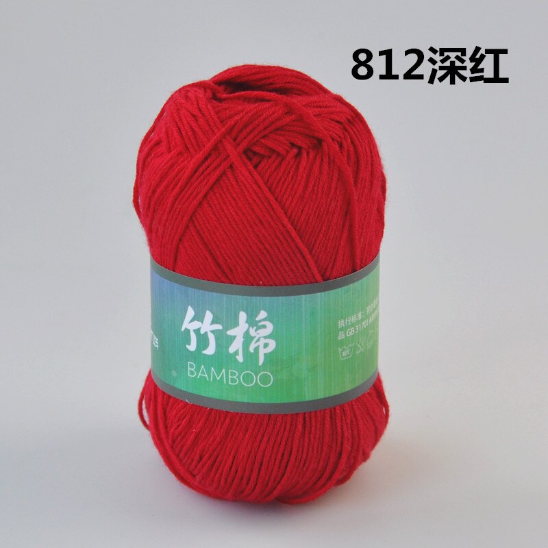 Fil de bambou doux et lisse 500g(50g * 10 pièces) | Fil de coton, fil Modal, fils de bébé Chuxian pour le tricot à la main B,