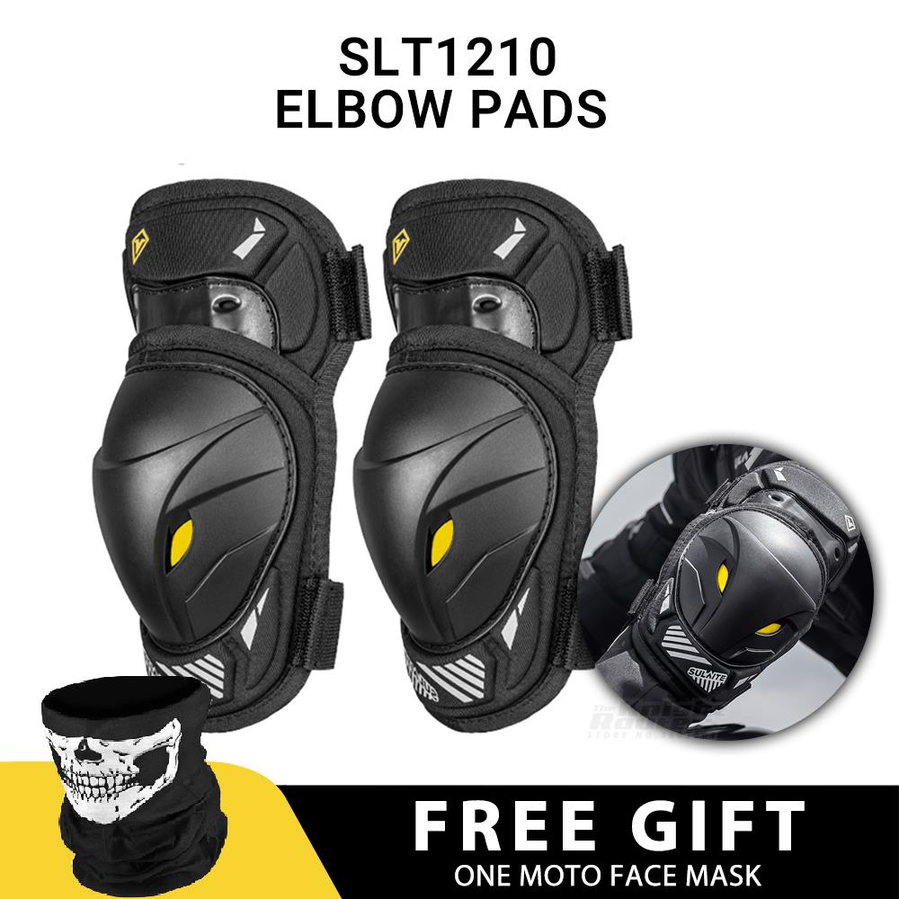 Coudières et coudières de Moto pour hommes et femmes, équipement de Protection pour motocyclistes, Motocross, vtt: 1210 Elbow BK