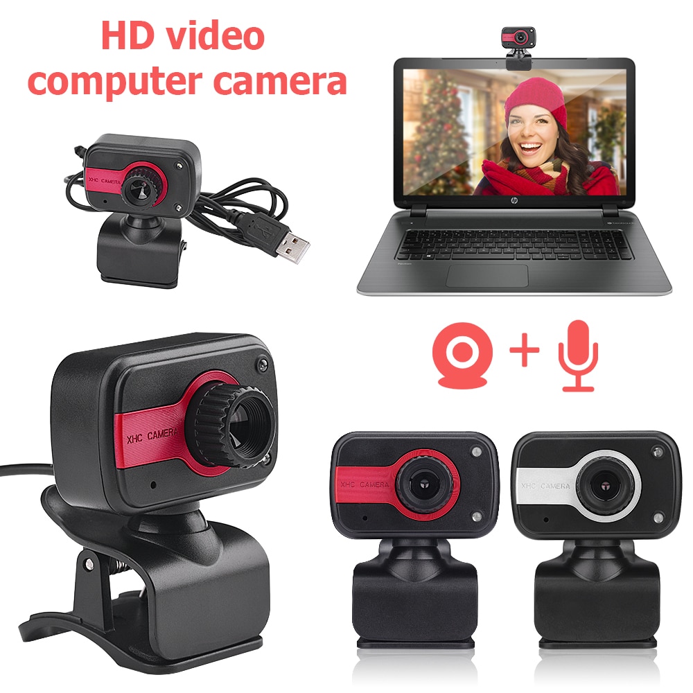 Digitale usb 50m megapixel webcam, stijlvolle draaibare camera, hd webcam met microfoon, microfoonclip voor pc, laptop, notebookcomputer