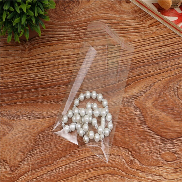 100Stck/8x10-8x32cm transparent selbst-Klebstoff versiegelt tasche OPP kunststoff glas tasche Süssigkeit und schmuck verpackung tasche