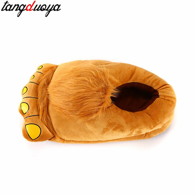 Kobiety mężczyźni pantofle pluszowe duże stopy kreatywne mężczyźni i kobiety kapcie dom zimowy buty śmieszne domowe miękkie buty kapcie z bawełny