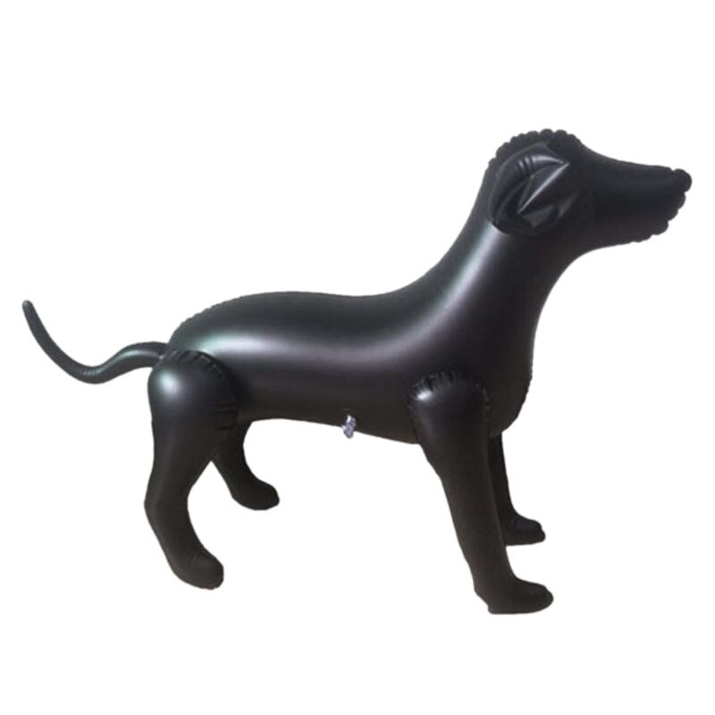 Oppblåsbare hund fest dekorasjon ornamenter modell barn ytelse rekvisitter barn leketøy  t5ec: En