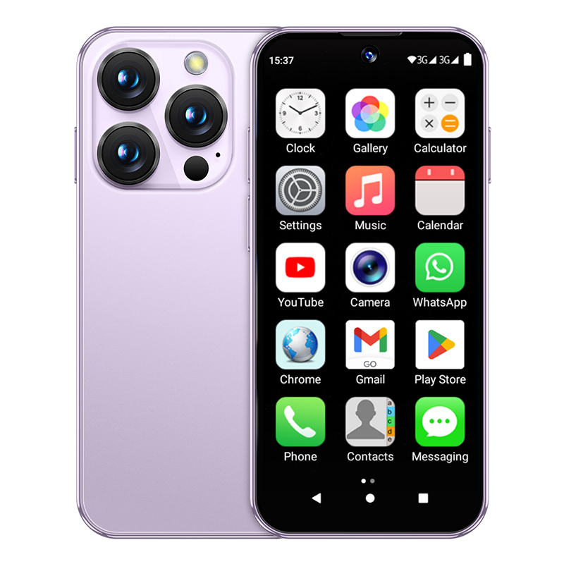 2025 NEUES SERVO 19E MAX Mini-Smartphone 3G WCDMA Android-Handy Dual SIM 16 GB ROM 3,88 Zoll Display 2000 mAh Kleine Smartphones: Black
