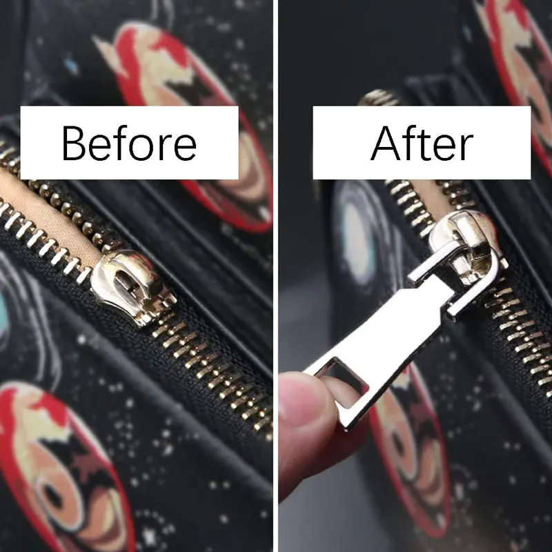 5 stuks Rits Pull Vervanging Metalen Rits Pull Reparatie Rits Pull Tab voor Bagage Koffer Rugzak Jas Zakken Jas Laarzen