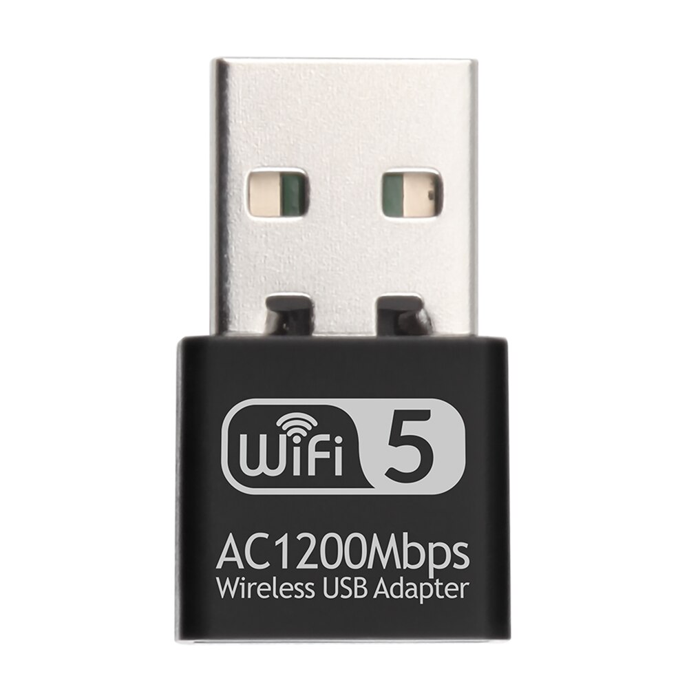 1200Mbps Dual Band 2.4G 5G Hoge Snelheid Netwerkkaart Mini Usb Draadloze Wifi Adapter RTL8812 802.11b/g/n Ethernet ontvanger Dongle