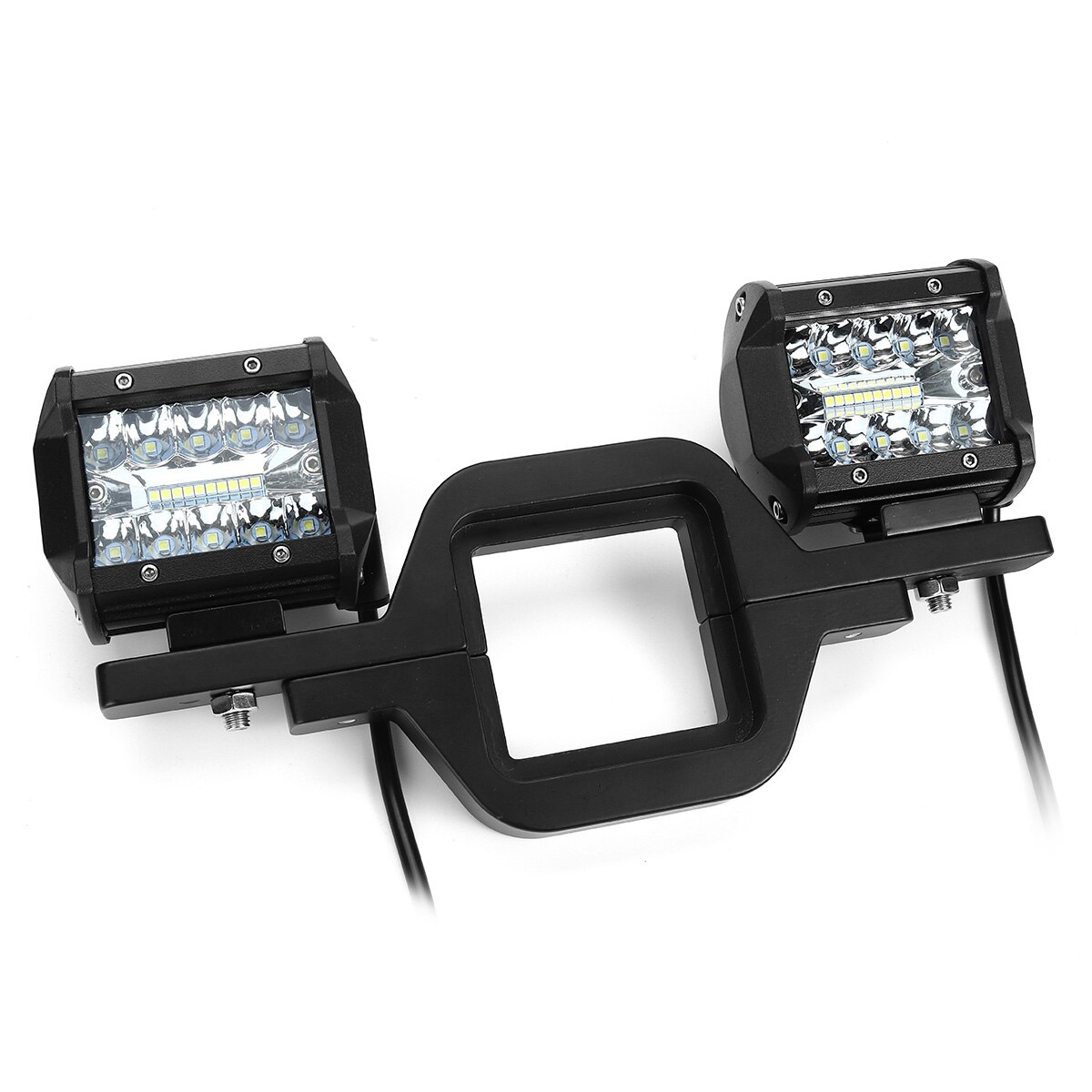 4 inch 8 LED Work Light Spot Flood Offroad Reverse Lights Bar with