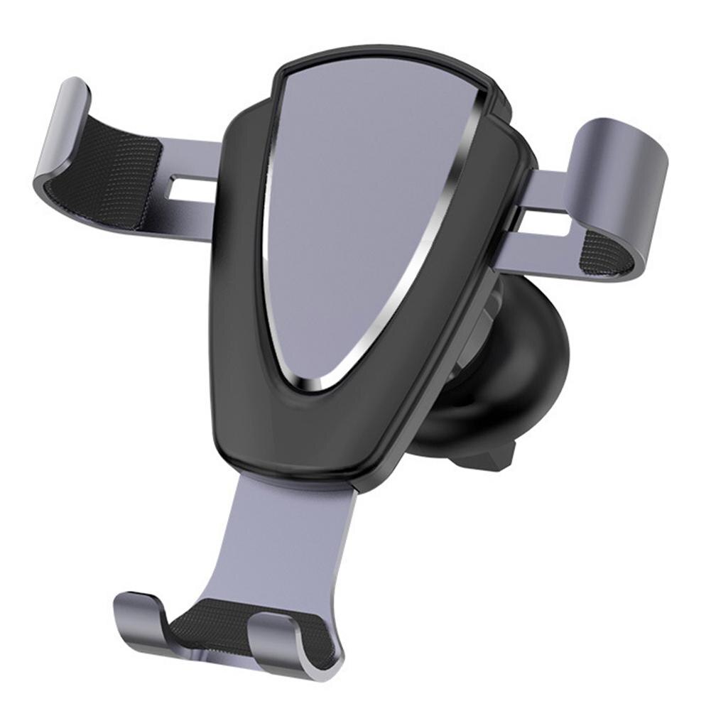 Universal Adjustable Car Air Vent Mount Gravity Mobile Phone Holder Bracket Holder Bracket Stand: Purple