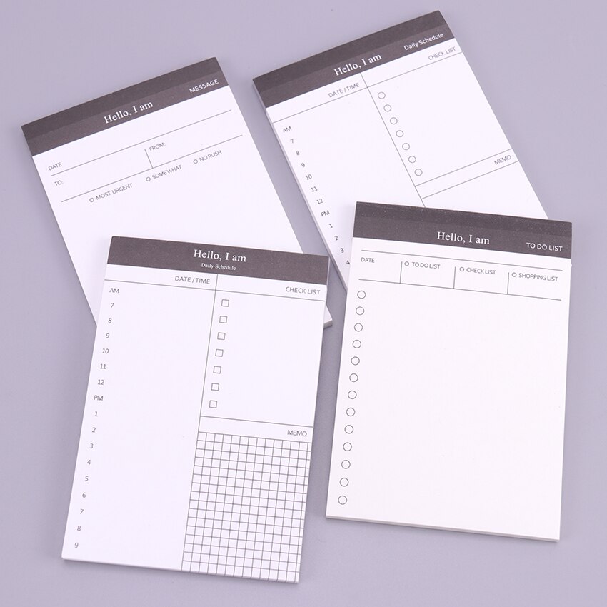 Message Book Business Diary Planner Notebook Filofax School Office Supplies Kawaii Stationery