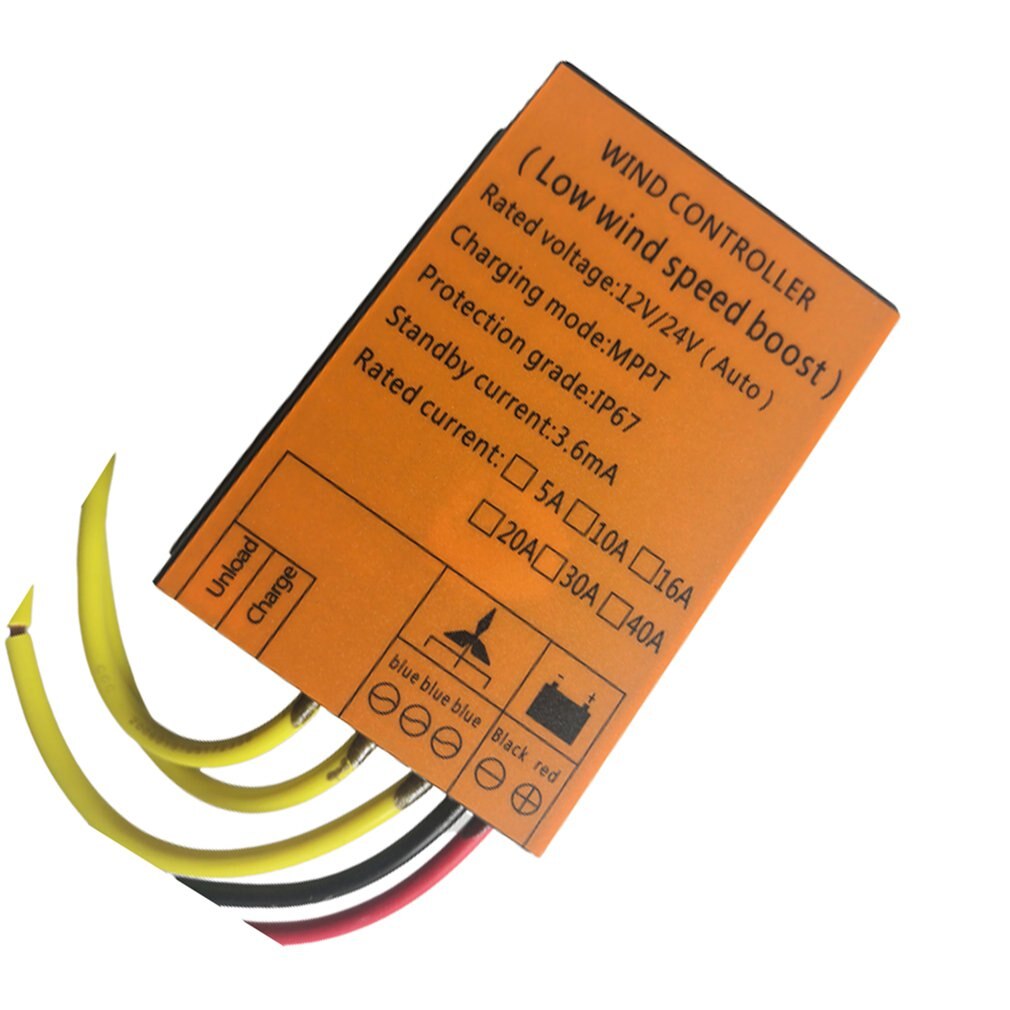 1000W Wind Turbine Controller 12V24V Waterproof Mppt Rectifier Brake Charging Rectifier Bridge Sliver