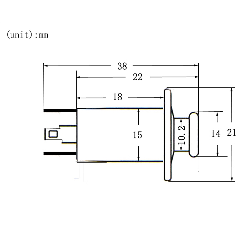 Bass Guitar Output Input End Pin Jack-6.35 Acoustic Guitar Equalizer EQ Preamp Socket 6.35mm Guitar Accessories