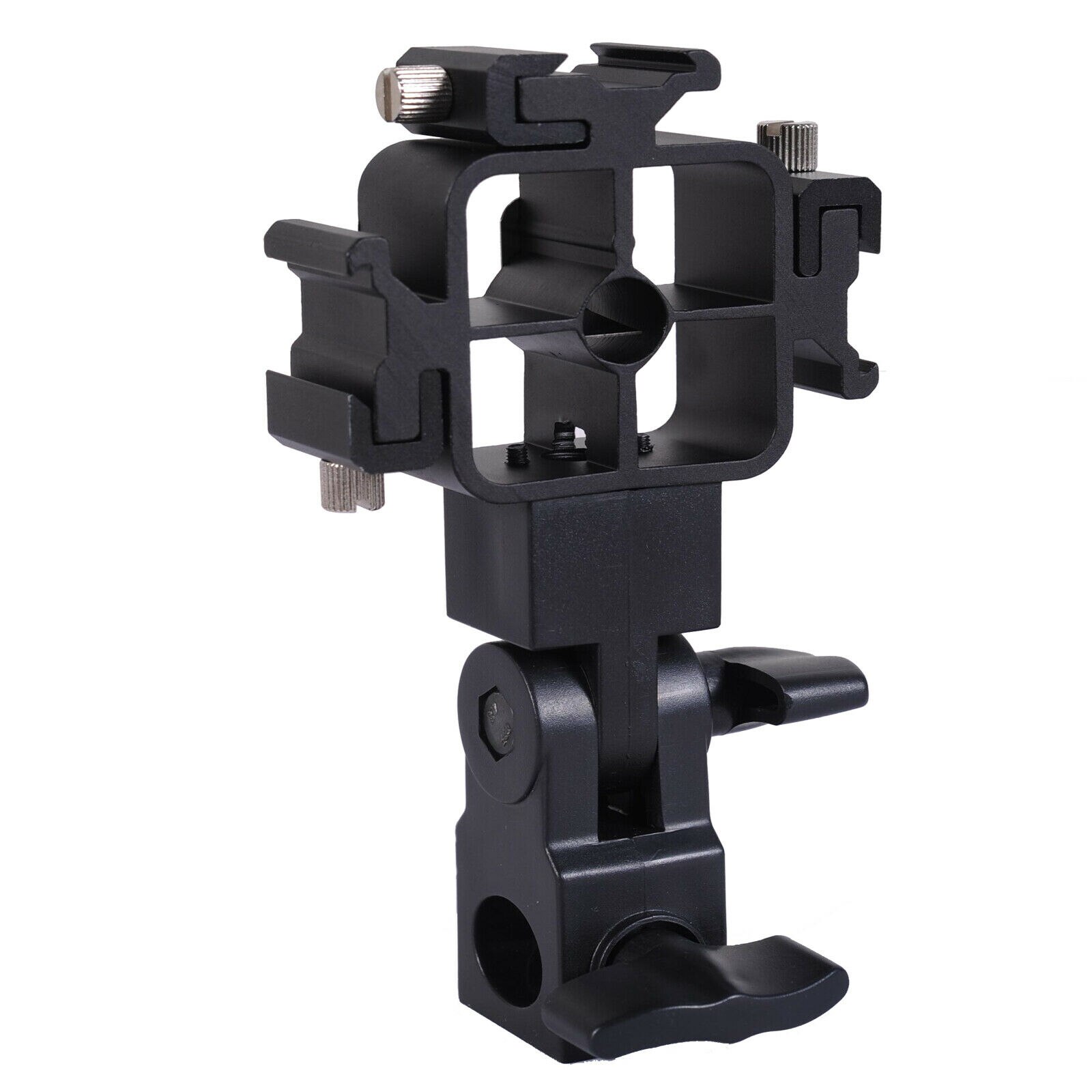 Tri Shoe Mount Flash Bracket/Umbrella Holder for Nikon Canon Pentax Nissin tripod camera