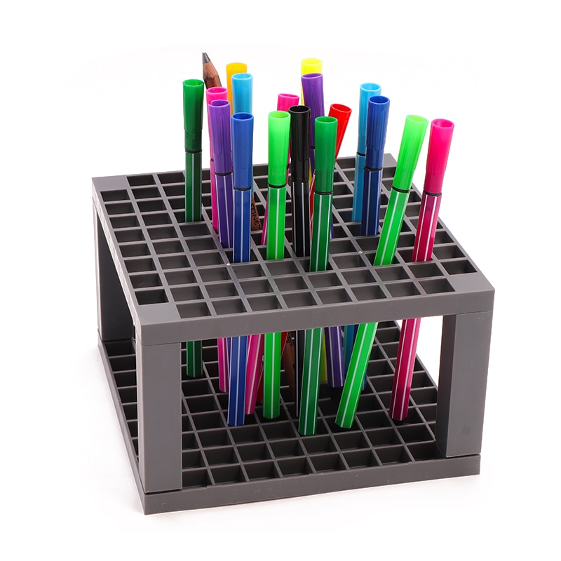 96/49- huls blyant- og børsteholder kunstner aftagelig 96- huls blyantholder til penne pensler malebørster farvede blyanter markører kunst