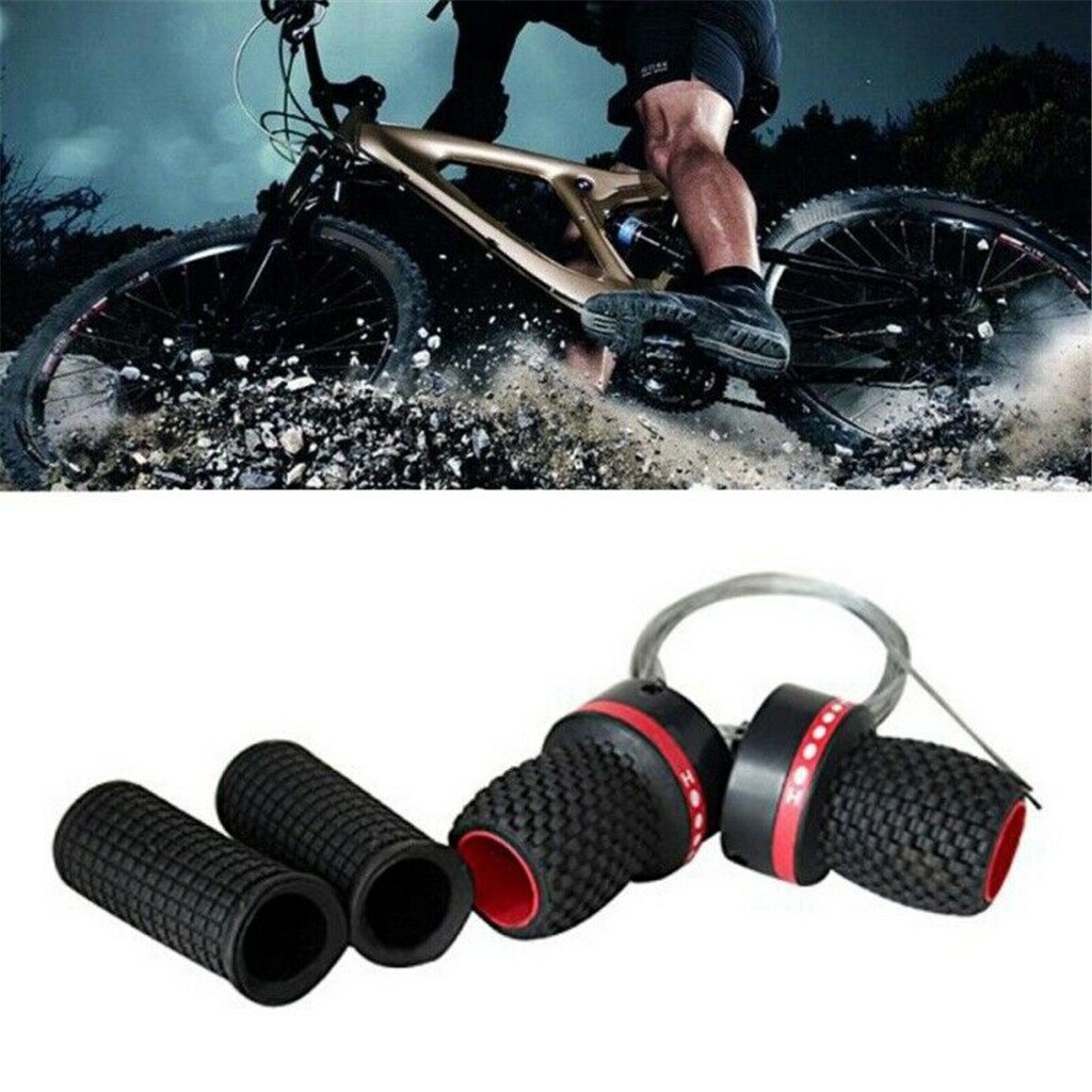 25# Bike Gear Grip Shift Levers Bicycle Cycle Speed Control Handlebar Fast Change Speed Bicycle Gear Grip Shift Bike Accecories
