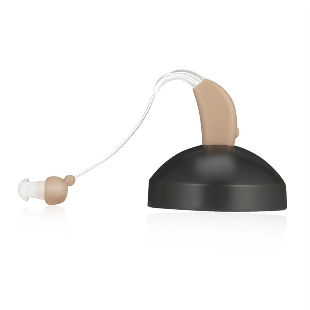 Oplaadbare Mini Plastic Hearing Aids Sound Voice Versterker Low Noise Achter Het Oor JZ-1088F Voor Ouderen Gehoorverlies
