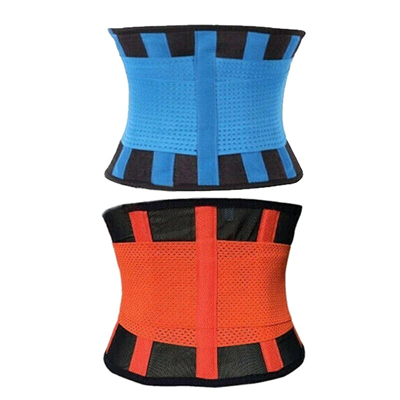 Vrouwen Sport Riem Taille Instructeur Riem Verstelbare Fitness Riem Voor Running Yoga Hal Oranje