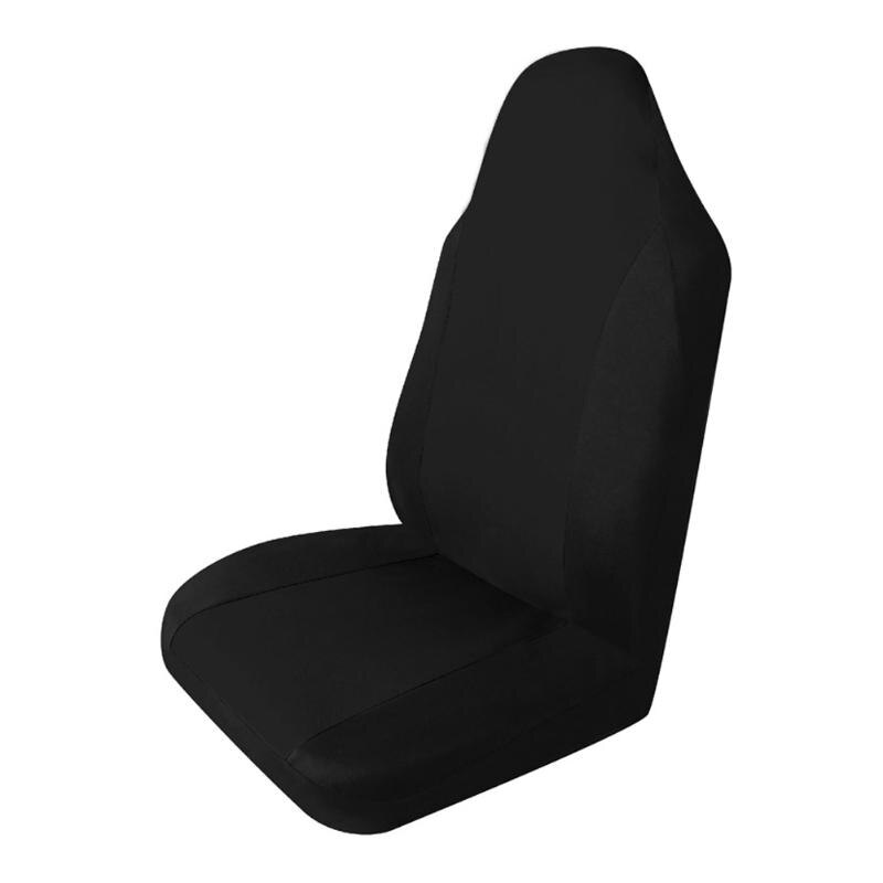 1 Uds cubierta universal de asiento de coche cubiertas de malla doble automotrices duraderas Protector de asiento de coche cojín apto para la mayoría de los accesorios de automóviles: Black