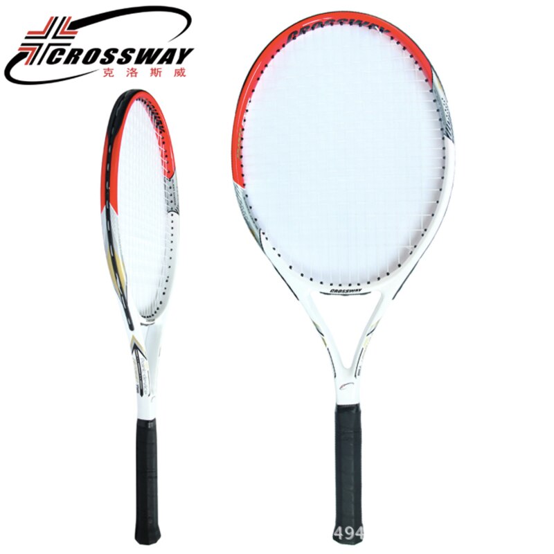 Crossway 720 raqueta de tenis de fibra de carbono de , equipado con bolsa, empuñadura de tenis, tamaño 4 1/4