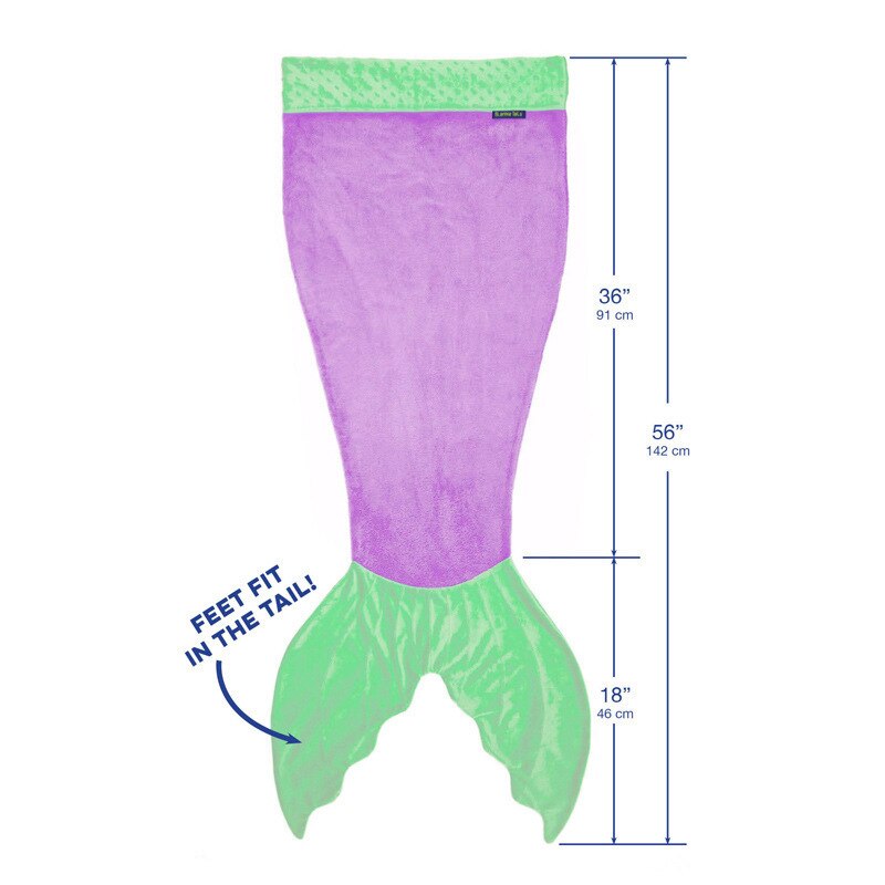 Haj havfrue hale tæppe børn børn havfrue tæppe sove sæk sovesofa smide til piger hale tæppe voksen seng tæppe