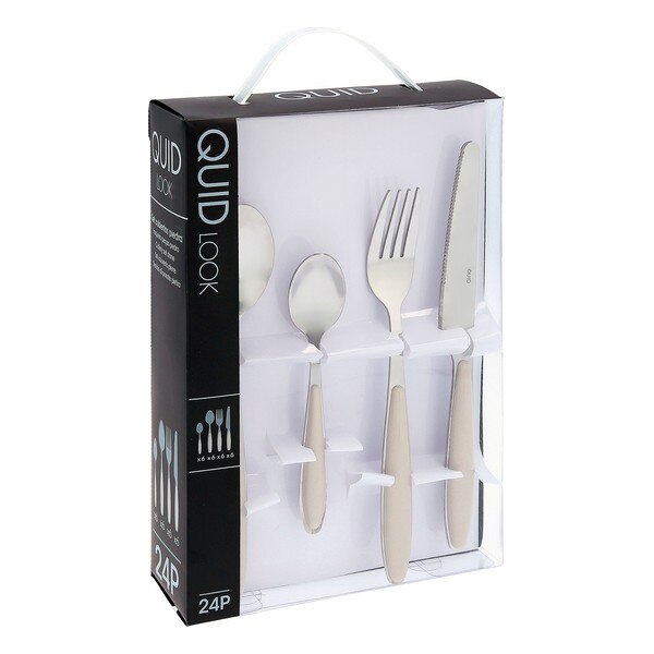 Ensemble de couverts Quid Look (24 pièces) inox