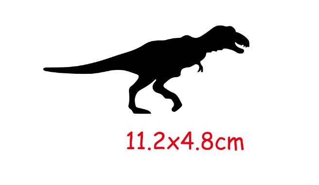 Autocollants muraux de dinosaures, différents types, pour interrupteur de lumière de chambre d'enfants, Stickers de décoration pour la maison de bébé, #0639: 09