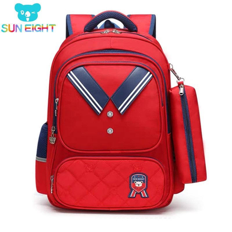 Sun otte skoletasker til piger skoletaske børn rygsæk ortopædiske ryg børn tasker