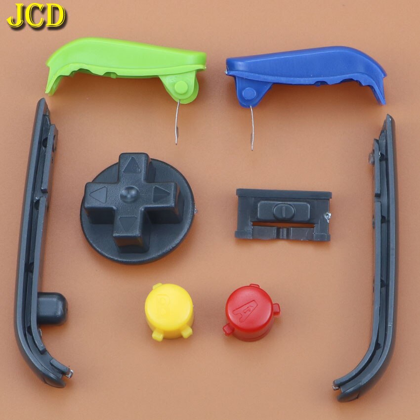 JCD Multi-Color Buttons Keypads L R A B Buttons For Gameboy Advance Buttons Frame For GBA D Pads Power ON OFF Buttons: K