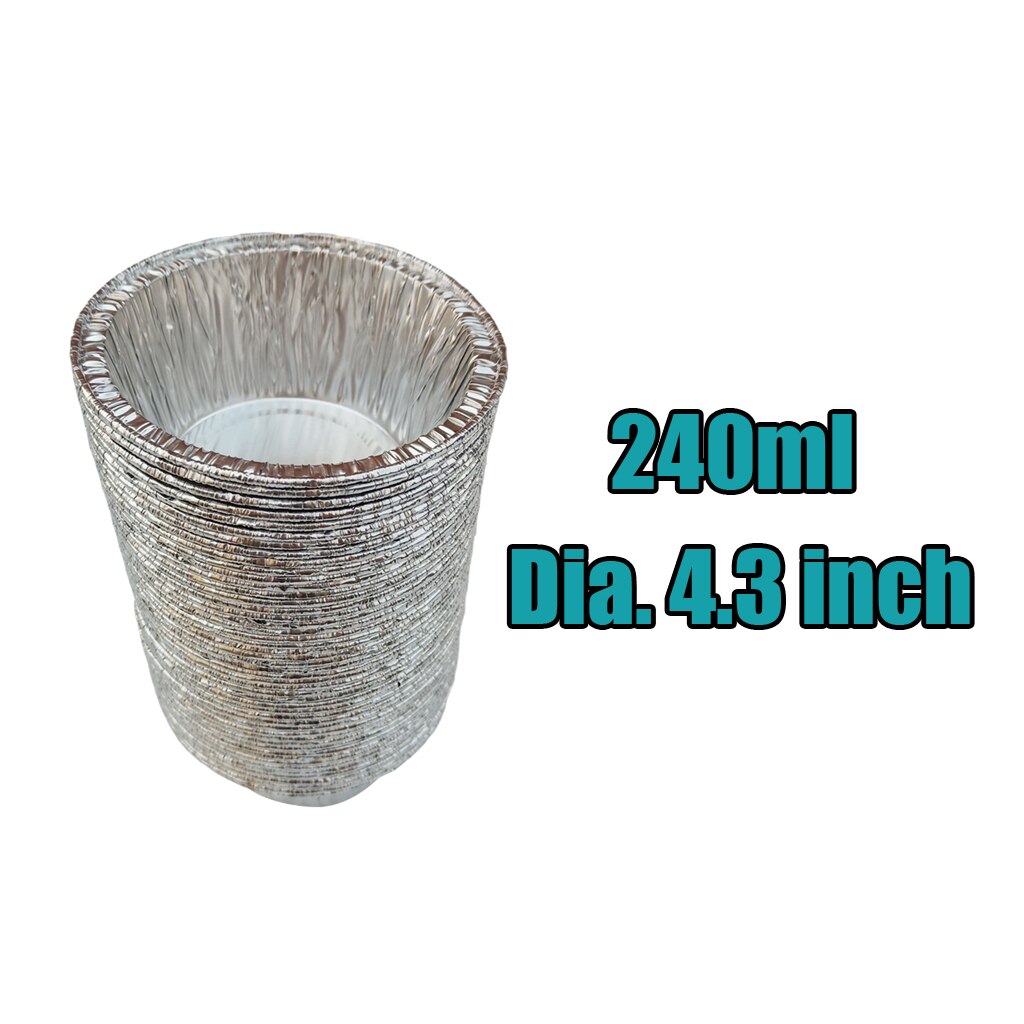 Deep Aluminum Foil Pie Pans Round Disposable for Reheating Durable Oven Safe