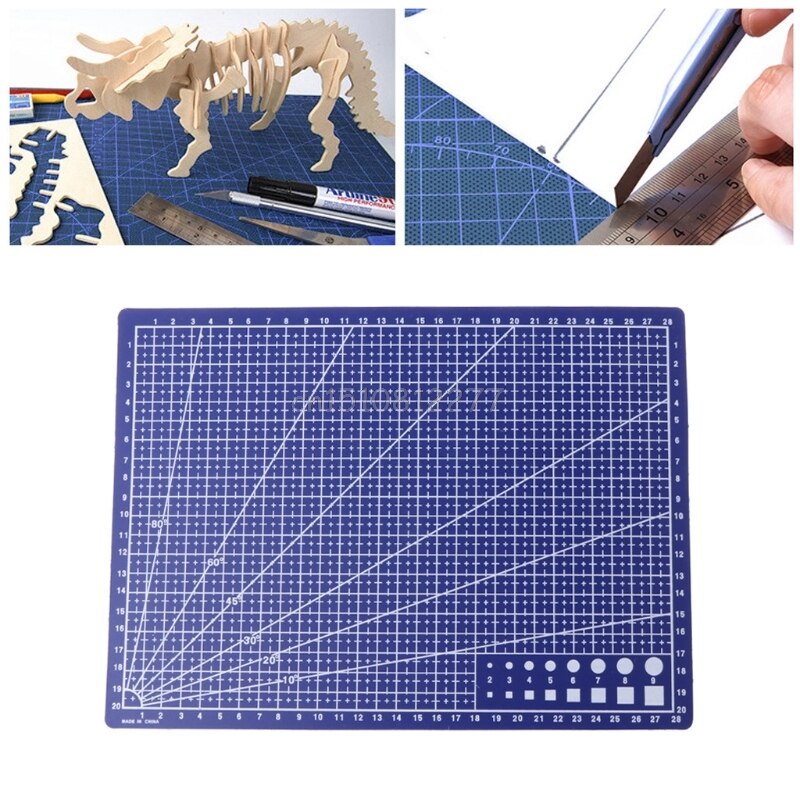 Painting supplies Art mat A4 One Sided Cutting Mat Self Healing Non Slip Board Pad Tool J25