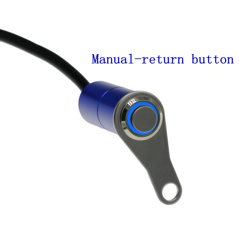 MotoLovee LED Motorcycle Switch Handlebar Adjustable Mount Waterproof ON-OFF Button For Headlight Fog Light Start Kill Switches: Ablue