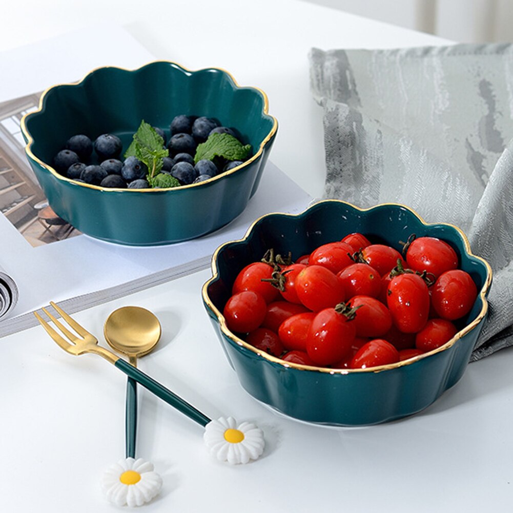 Phnom Penh miseczka ceramiczna zastawa stołowa koronka ze wzorem stokrotki salaterka miska deserowa wielobarwność robić gospodarstwa domowego DNJ998