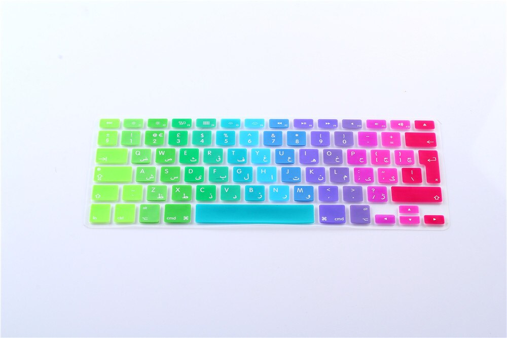 Für Apfel MacBook Profi 13 15 17 Luft 13 EU Arabisch knapp Alphabet Weiche Silikon Persische Tastatur Schutz Flim Abdeckung haut: MULTI