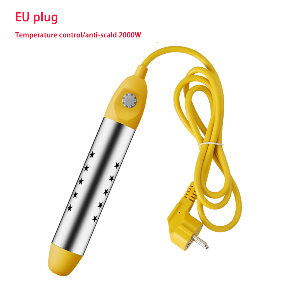 Pool Heater Water Heating Boiler Swimming Solar Bath Tub Immersion Portable Fast Automatic Power Off Intelligent 2000W: Navy Blue