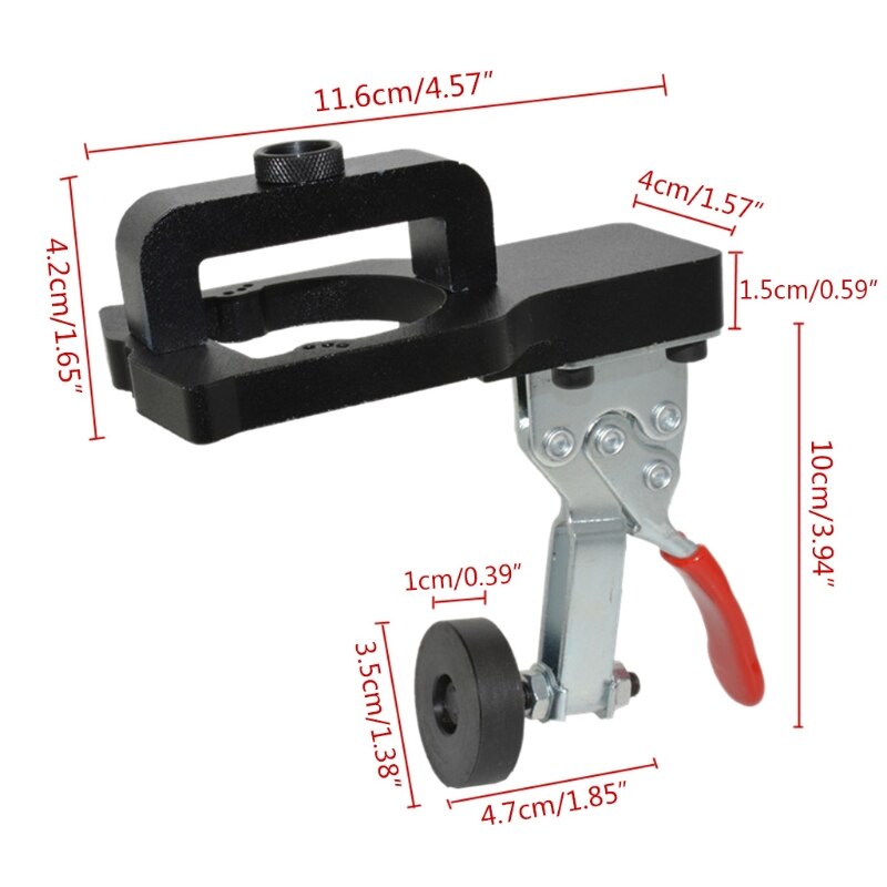 Adjustable Hinge Boring Jig 35mm Hole Opener Positioning Hinge Hole Locator Wood Cutter Guide Sleeve Punch Locator
