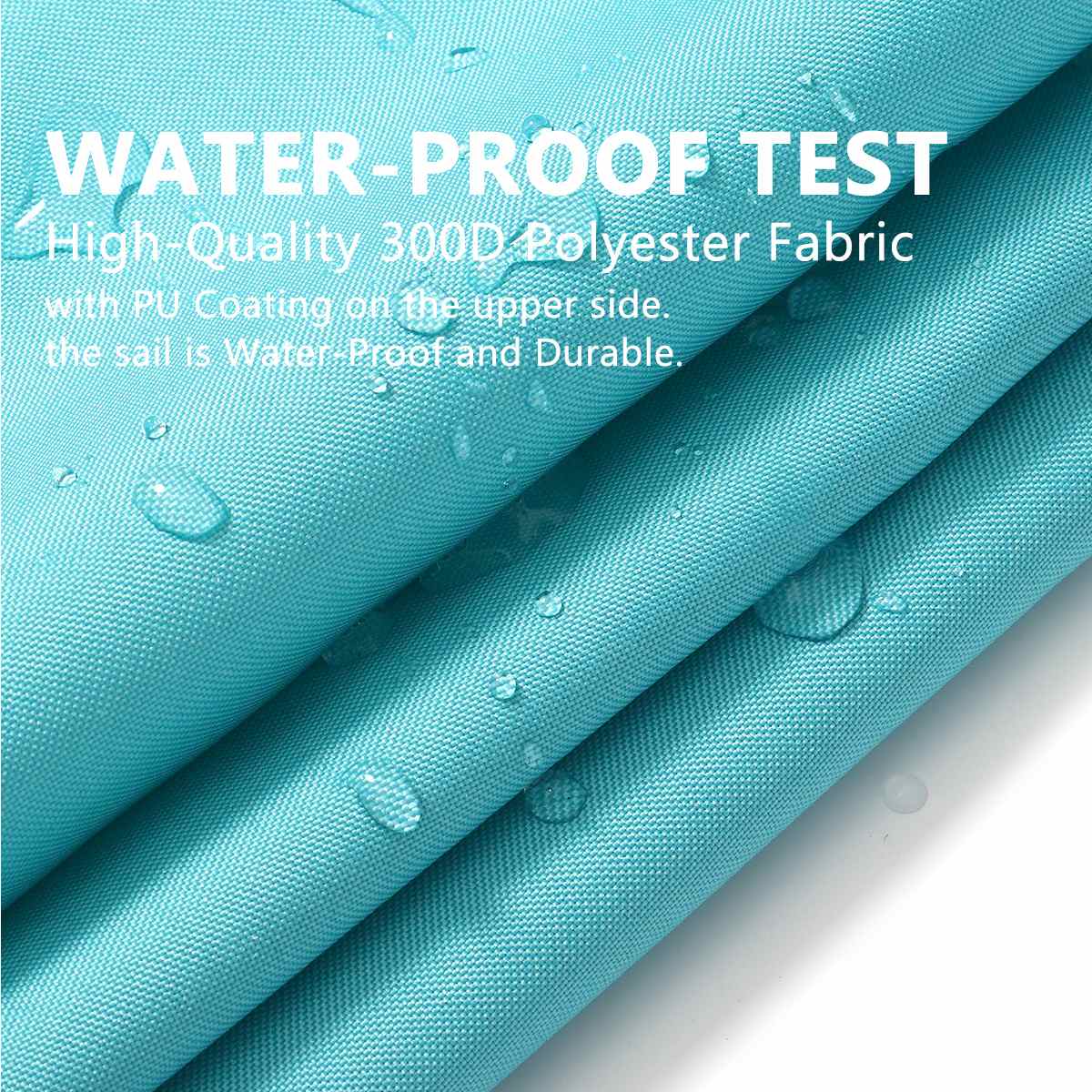 Sky Blue All Size Purple 300D Sun Shade Sail Home Outdoor Garden Waterproof Canopy Patio Plant Cover UV Block Awning Decoration