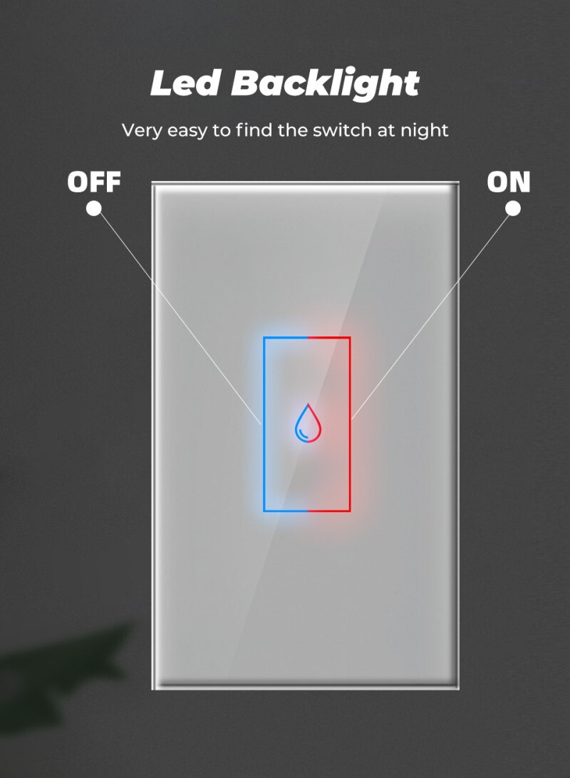 Tuya Smart Life WiFi Boiler Water Heater Switch App Remote ON OFF Timer Schedule Voice Control By Google Home Alexa Siri