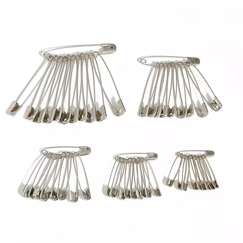 100 Stuks Silver Tone Veiligheidsspelden Naaien Gereedschap Accessoire Rvs Naalden Veiligheid Pin Broche Kleding Accessoires Gereedschap.