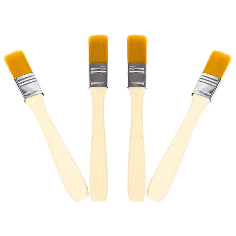 30 Stuk Verf Borstel Met Houten Handvat, Borstel Voor Reiniging En Stofverwijdering, gloss Verf Borstel, Olie Borstel