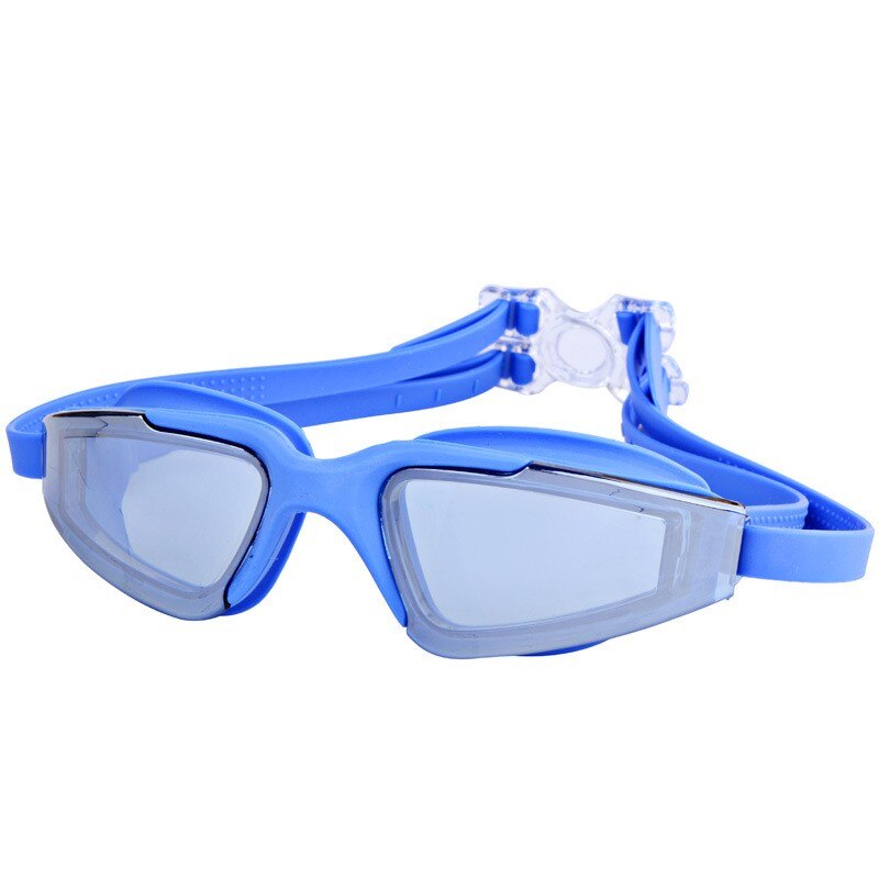 Elektroplating zwembril gekleurde zwembril waterdicht uv-bescherming anti-condens verstelbare zwembril voor volwassenen