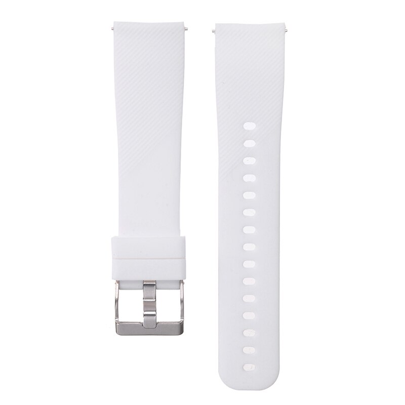 Silicone Replacement Watch Band Strap Bracelet For Garmin Vivoactive 3 For Samsung Gear Sport S4 Replacement Watch Band Strap: White