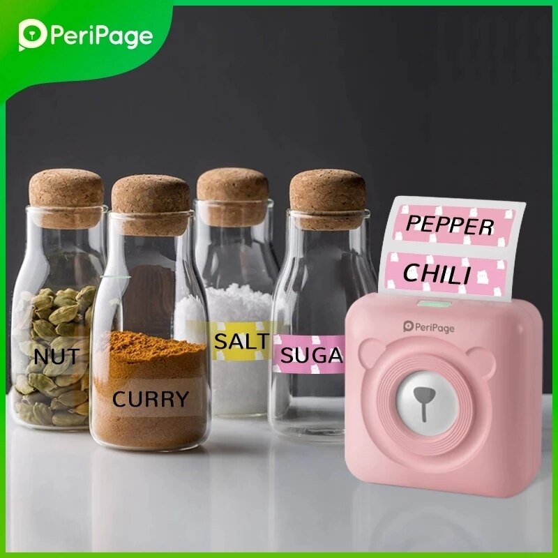 304dpi PeriPage A6 Etikett Drucker hoch Definition Druck Thermische Mini Drucker 2 &quot;Foto Rechnung Drucker für Android und iPhone