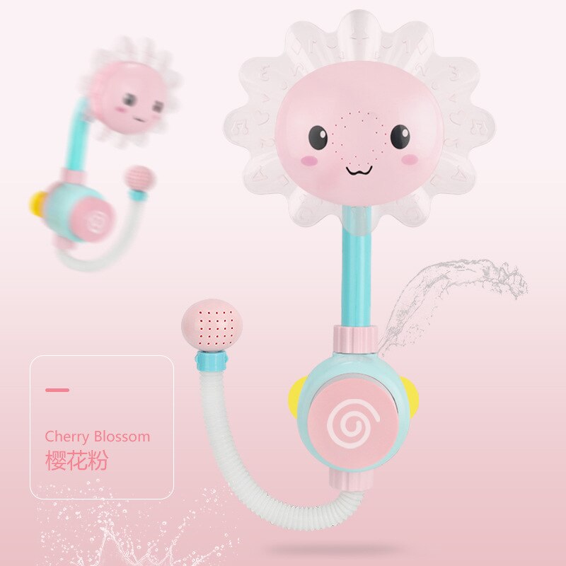 Baby Zonnebloem Bad Speelgoed Bad Douches Baden Tuiten Sukkels Vouwen Spray Kraan Play Badkamer Zon Bloem Water Speelgoed