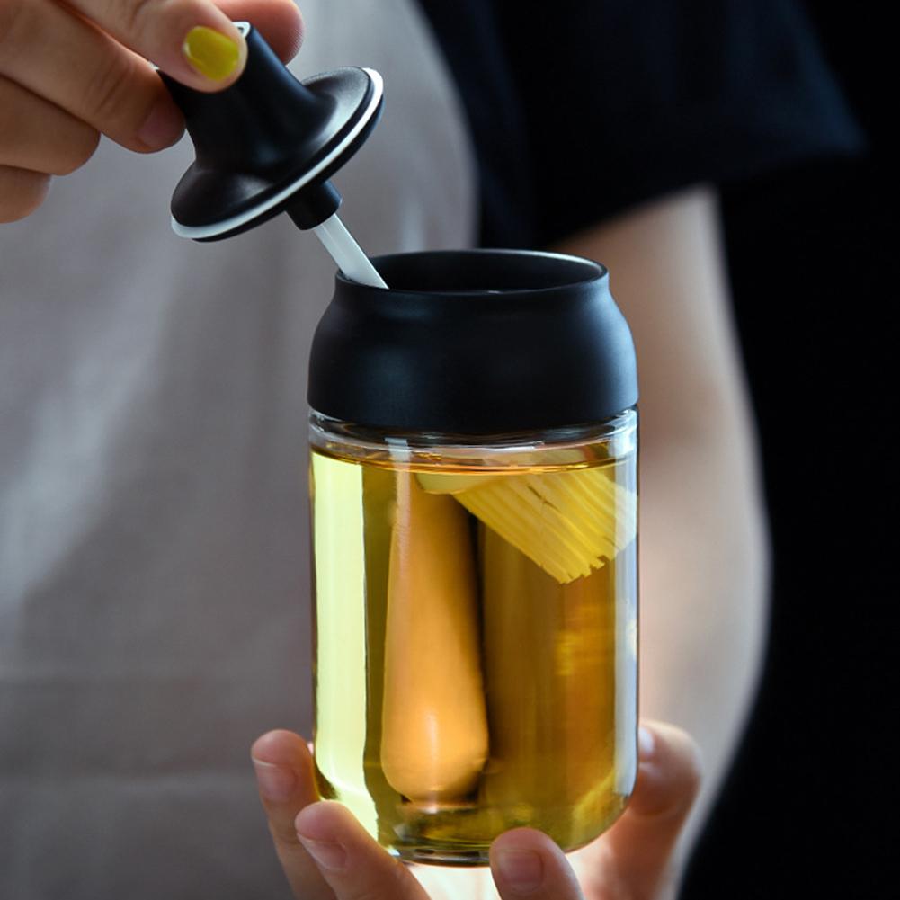 Hej hej Revisor Egypten 250ml gennemsigtige glas krydderkrukke fugtbestandig pebersauce ske flaske  krydderedåser peber salt shaker krydderibeholder – Grandado