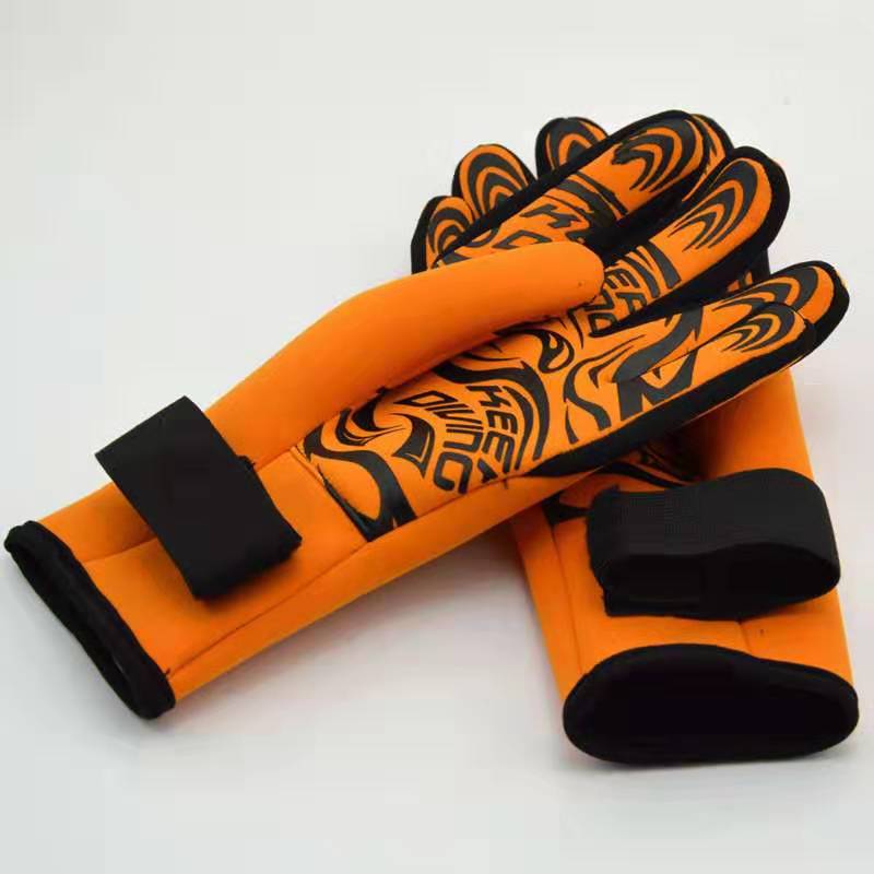 2mm néoprène plongée sous-marine gants pêche plongée en apnée anti-dérapant néoprène et Nylon combinaison humide gants nager surf aquatique chasse sous-marine: A3 / XL