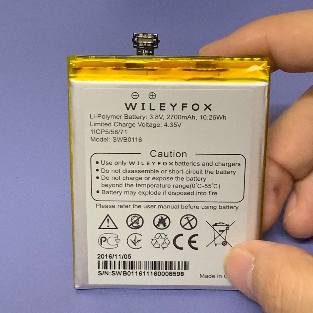 2700Mah SWB0116 Batterij Voor Wileyfox Swift 2 /Swift 2 Plus Mobiele Telefoon Batterij