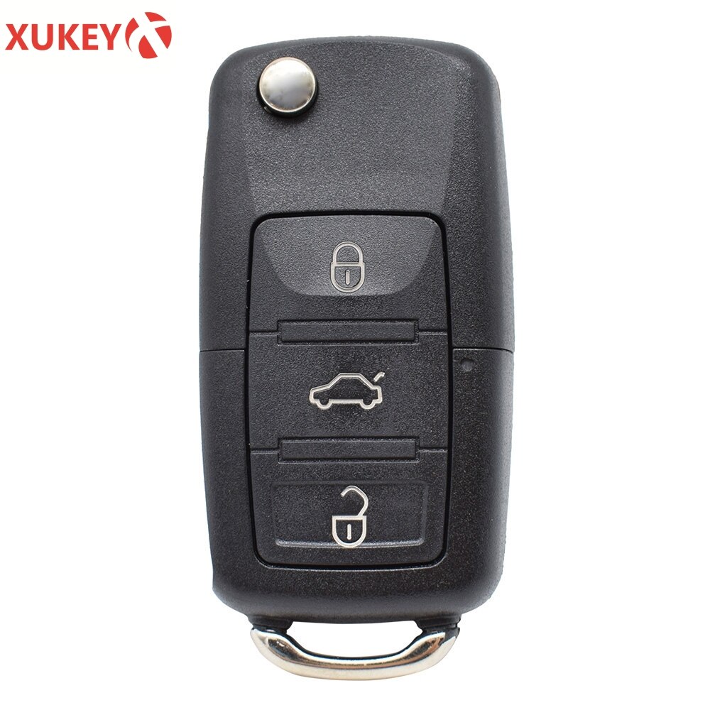 3 knappar bilfjärrkontroll nyckelskal vw golf  mk6 polo bora beetle tiguan passat caddy jetta eos scirocco