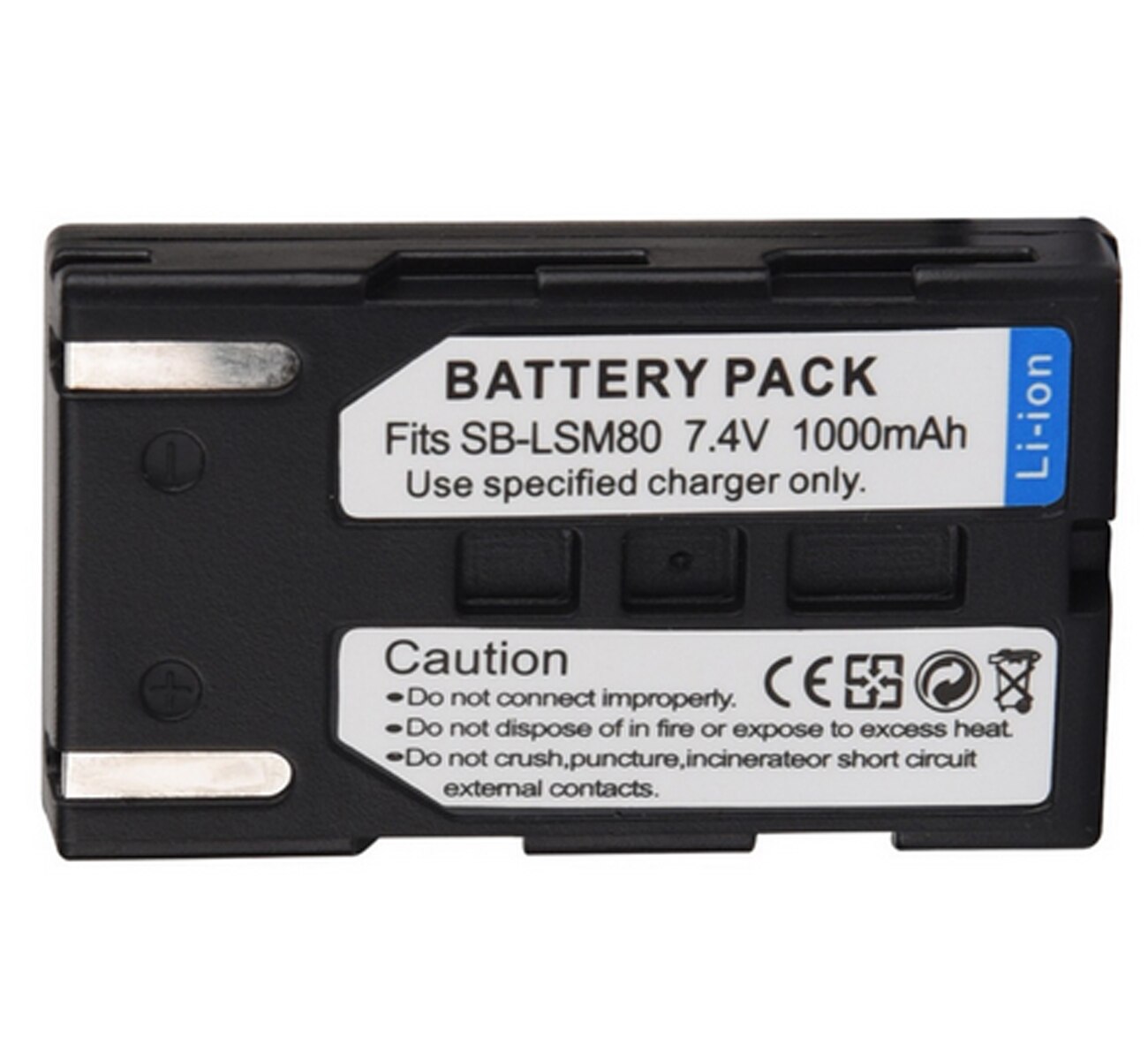 Paquete de baterías para Samsung VP-DC161i, VP-DC163i, VP-DC171i, VP-DC171Bi, VP-DC173i, VP-DC563i, VP-D653i, videocámara de VP-D655i